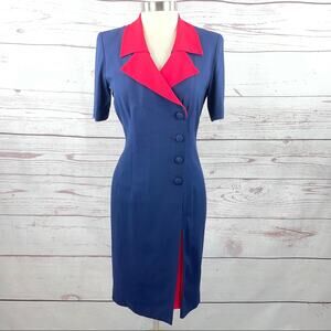 Bahari Group vintage navy and pink peek a book front